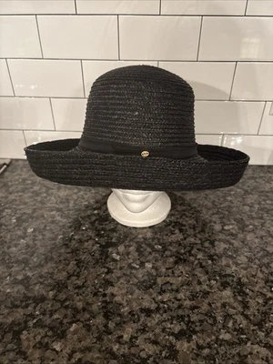 BETMAR New York ladies black straw hat - Image 1 of 4