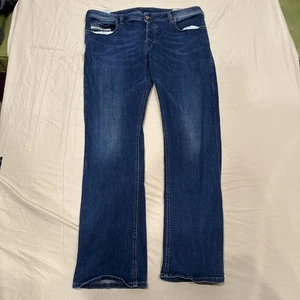 Jeans Diesel Zatiny uomo taglia 38 bootcut blu lavaggio scuro 38x32 pulito - Foto 1 di 11