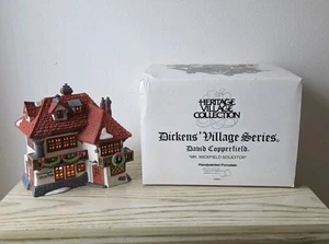 Dept 56 Dickens' Village Series David Copperfield Mr. Wickfield Solicitor 5550-6 - Foto 1 di 6