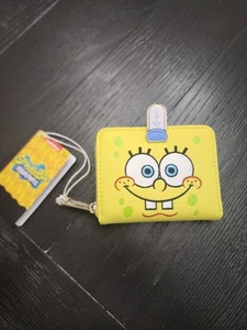 Spongebob Schwammkopf 25. Jubiläum umlaufender Reißverschluss Geldbörse neu mit Etikett Loungefly - Bild 1 von 4