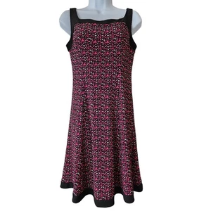 Chaps ärmelloses Midikleid Animalprint pink & schwarz Damengröße Small - Bild 1 von 8