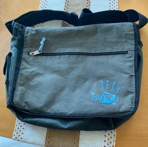 Bolso Bandolera Bandolera de Hombro MUDD Gris Oscuro Años 90 De Colección Y2K - Imagen 1 de 7