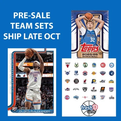 FRESHDCARDS 2025-26 Topps NBA Flagship Team Set Boston Celtics Jayson Tatum Larry Bird Pre-S