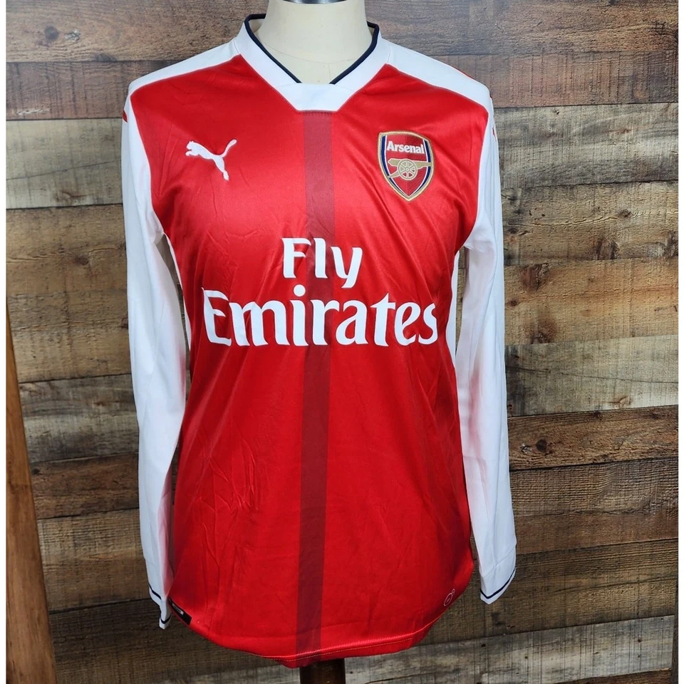 Camiseta média de futebol Puma Arsenal Home 2016 - Imagem 1 de 4