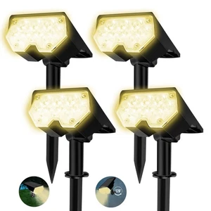 All-New Solar Spot Lights Outdoor Waterproof，20 LEDs Solar Tree Lights with 2... - Picture 1 of 7