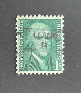Llano, Texas Type 835.5 Precancel - 1 cent Jefferson - U.S. #1278 - OG MNH TX - Picture 1 of 1