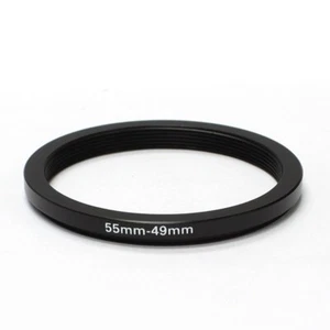 55mm to 49mm Step-Down Lens Filter Ring Adapter - Picture 1 of 9