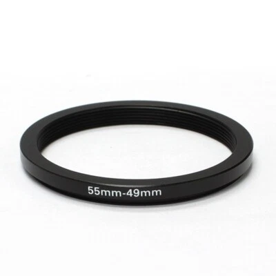 55mm to 49mm Step-Down Lens Filter Ring Adapter - Image 1 of 4