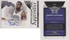2013-14 Panini Crusade Apprentice Signatures Silver /25 Derrick Williams #8 Auto