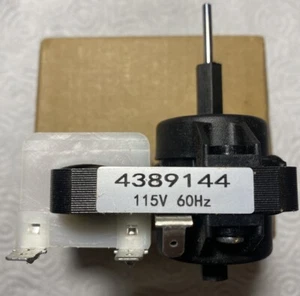 4389144 Refrigerator Evaporator Fan Motor for Whirlpool 2149299, 2162404 - Picture 1 of 3