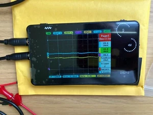Mini DS212 2-Kanal Digital Oszilloskop 1MHz Bandweite 10MSa/s mit Akku - Bild 1 von 8