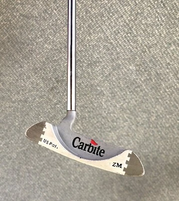 Carbite ZM 35in RH Putter, Carbite steel shaft, Carbite tour velvet putter grip - Image 1 of 4
