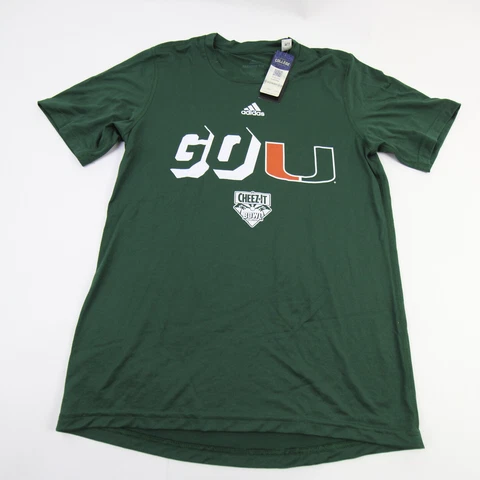 Miami Hurricanes adidas Creator Short Sleeve Shirt Men's Green New Cover