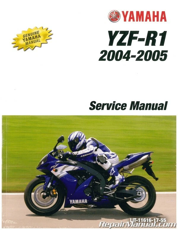 2004-2005 年雅马哈 YZF-R1 摩托车服务手册:LIT-11616-17-55 — 第 1/1 张图片