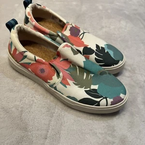 TOMS Floral Trvl Lite Zapatos sin cordones Para hombres Talla 9.5 Verano Vacaciones Playa Tenis - Imagen 1 de 8
