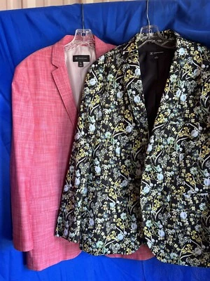 Unique Floral And Linen INC large Men’s Jacket Lot - Image 1 of 4
