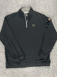 Peter Millar Cleveland Cavaliers Sweater Mens Extra Large Black Quarter Zip - Picture 1 of 8