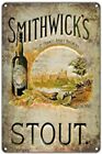 SMITHWICK'S IRISH BEER TIN SIGN RED ALE GUINNESS ST FRANCIS ABBEY IRELAND PUB 