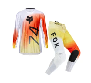 FOX RACING SP25 180 AIR HAZE WHITE MOTOCROSS KIT ADULT 32" PANT MEDIUM JERSEY - Picture 1 of 3