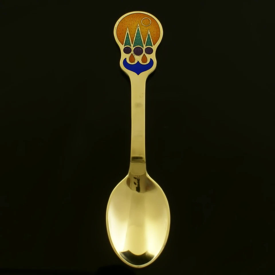 Danish Gilded Christmas Spoon, 1979 - A. Michelsen - Image 1 of 1