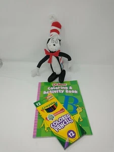 CAT IN THE HAT Dr Seuss 13" Plush 2003 Universal Studios Licensed Bundle Free SH - Picture 1 of 5