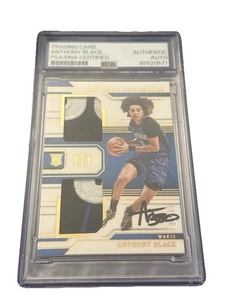 2023-24 National Treasures Anthony Black Rookie Materials RC PSA DNA AUTOGRAPH - Picture 1 of 2