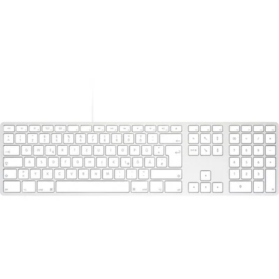 Matias FK318S-DE Wired Aluminium Keyboard for Mac USB Tastatur Deutsch, QWERT... - Bild 1 von 4