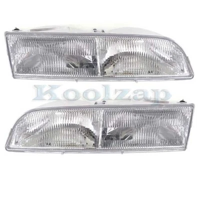 JUEGO DE PARES DE FAROS HALÓGENOS CON BOMBILLA PARA 92-97 Crown Victoria Foto 1 de 4