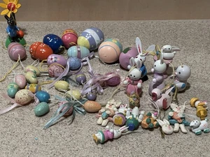 Lot of 44 Miniature and Tiny Easter Ornaments - Pre-owned - Picture 1 of 7