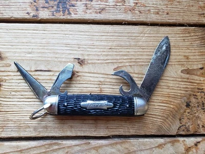 Cuchillo de camping Kamp-King Imperial EE. UU. de colección Foto 1 de 4