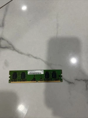Infineon SDRAM PC Memory HYS64T32000HU-3.7-A 256MB 1Rx16 PC2-4200U-444-11-C1 - Image 1 of 4