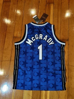Camiseta deportiva de baloncesto Orlando Magic Tracy McGrady Mitchell & Ness juvenil grande 14-16 Foto 1 de 4