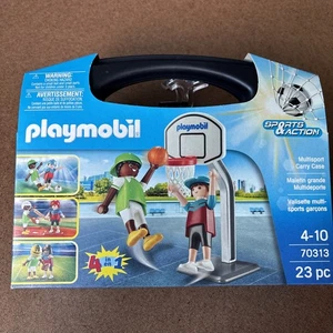 Playmobil #70313 Multisport Carry Case New Factory Sealed 23 Pieces - Picture 1 of 8