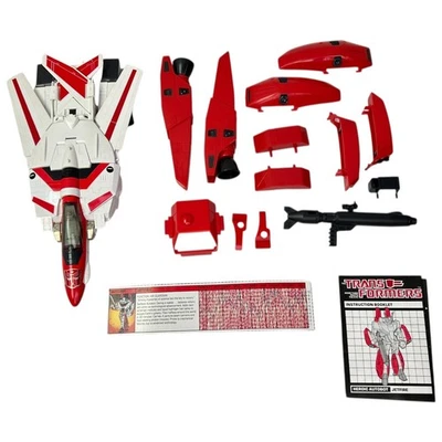 Figura de acción completa Transformers G1 Jetfire 1985 Hasbro Tech Specs de colección Foto 1 de 4