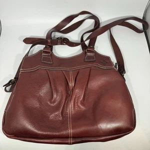 Patricia Nash Napoli Bolso de Hombro Cartera Bandolera Cartera Cuero Marrón Rojizo - Imagen 1 de 11