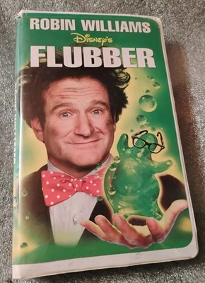 Flubber (VHS Tape, 1998 Disney) - Movie Starring Robin Williams, Clam Shell Case - Image 1 of 4