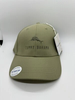 NWT Tommy Bahama Tip Your Cap Green Baseball Cap/Hat Logo Adjustable - Image 1 of 4