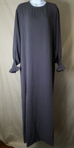 NEW, Women’s Gray Islamic Prayer Maxi Dress (XL) - Picture 1 of 6