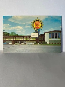 Quality Inn Hotel Motel Wheeling West Virginia 1960's Vintage Postcard - Picture 1 of 2