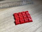 12 x LEGO Red Slope, Curved 2 x 2 x 2/3 with Two Studs Curved Sides 47457 B44
