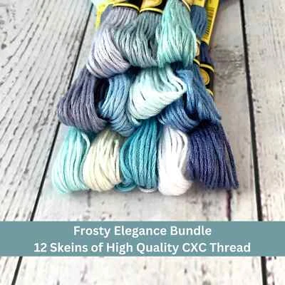 CXC Brand Frosty Elegance Set: Embroidery Floss for Needlecraft, Cross Stitching - Image 1 of 3