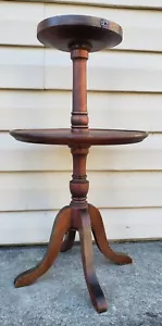 Antique Vintage Ferguson Bros MFG 2 Tier Smoking Table Stand Ashtray MCM Cigar - Picture 1 of 22