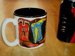 COWBOY BOOTS IMAGES, Ceramic Coffee Cup / Mug, VINTAGE - Picture 1 of 12