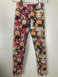 Josefina By Vero Solis Kids Girls Leggings w/Mexican Dolls Print RARE Sz 8 READ - Picture 1 of 15