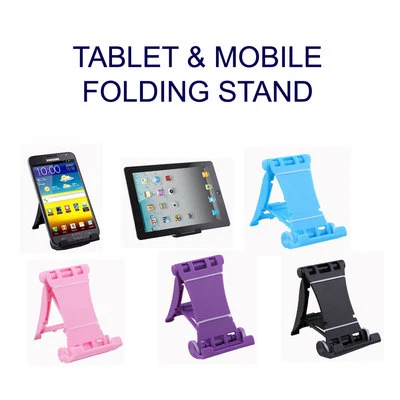 Adjustable Folding Desk Table Stand Holder For Mobile Phone Tablet PC Portable - Image 1 of 4