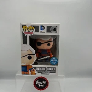 Funko Pop Deathstroke Unmasked #50 Underground Toys Exclusive DC Comics - Picture 1 of 7