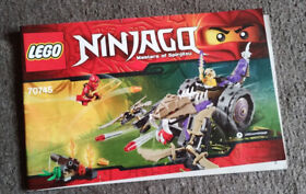 LEGO 70745 Ninjago Anacondrai Crusher NOTICE INSTRUCTIONS ONLY