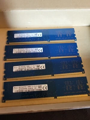 SK Hynix 8GB (4x2GB) 1Rx16 PC3-12800U Desktop RAM Memory Dell HP Lenovo - Image 1 of 4