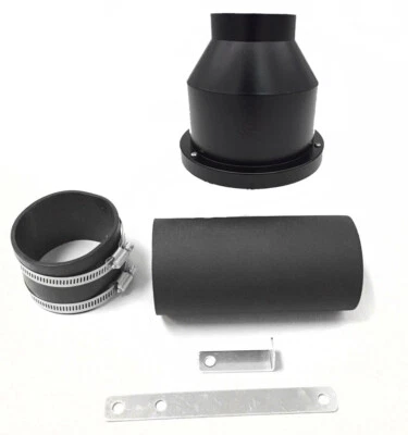 Coated Black Heat Shield For 1994-2001 Chrysler LHS 3.5L V6 Air Intake Kit - Imagen 1 de 4