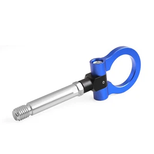 Gancho de remolque plegable azul JDM Sprots para Honda Civic MK8 CR-Z Insight Jazz - Imagen 1 de 3